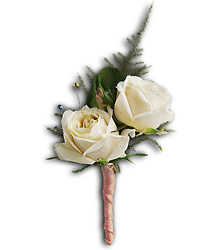 White Tie Boutonniere Cottage Florist Lakeland Fl 33813 Premium Flowers lakeland